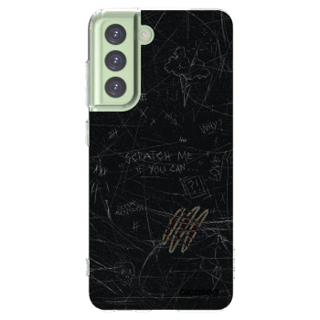 Picasee silikonový průhledný obal pro Samsung Galaxy S21 FE 5G - SCRATCH