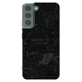 Picasee silikonový průhledný obal pro Samsung Galaxy S22+ 5G - SCRATCH