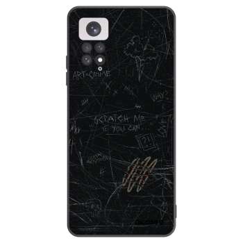 Picasee silikonový černý obal pro Xiaomi Redmi Note 11 - SCRATCH