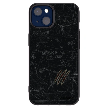 Picasee silikonový černý obal pro Apple iPhone 14 - SCRATCH