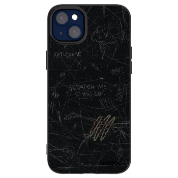 Picasee silikonový černý obal pro Apple iPhone 14 Plus - SCRATCH