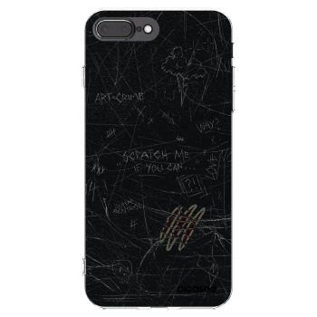 Picasee silikonový průhledný obal pro Apple iPhone 8 Plus - SCRATCH