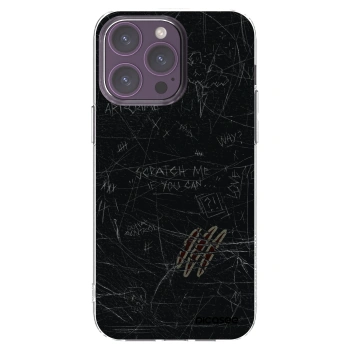Picasee silikonový průhledný obal pro Apple iPhone 14 Pro Max - SCRATCH