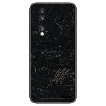 Picasee silikonový černý obal pro Honor 70 - SCRATCH