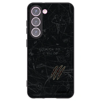 Picasee silikonový černý obal pro Samsung Galaxy S23 5G - SCRATCH