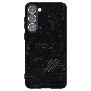 Picasee silikonový černý obal pro Samsung Galaxy S23+ 5G - SCRATCH