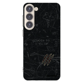 Picasee silikonový průhledný obal pro Samsung Galaxy S23+ 5G - SCRATCH