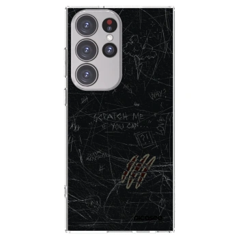 Picasee silikonový průhledný obal pro Samsung Galaxy S23 Ultra 5G - SCRATCH