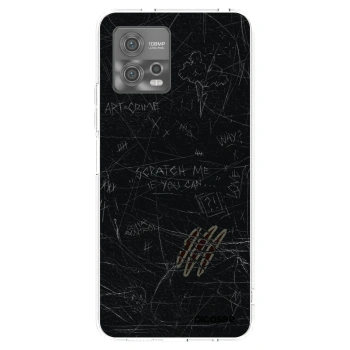 Picasee silikonový průhledný obal pro Motorola Moto G72 - SCRATCH