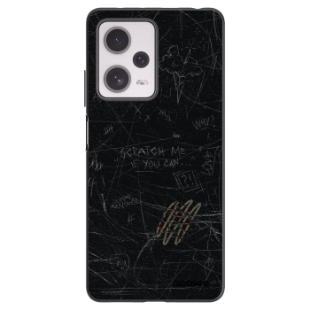 Picasee silikonový černý obal pro Xiaomi Redmi Note 12 Pro+ 5G - SCRATCH