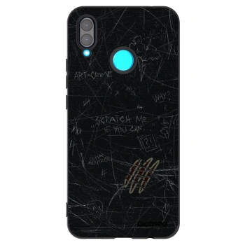 Picasee silikonový černý obal pro Huawei Nova 3 - SCRATCH