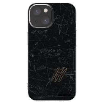 Picasee silikonový průhledný obal pro Apple iPhone 15 - SCRATCH