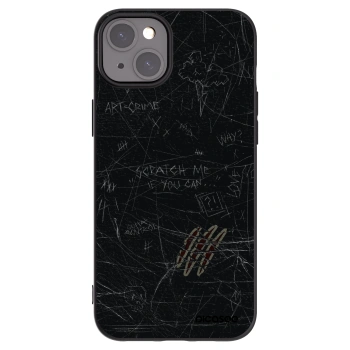 Picasee silikonový černý obal pro Apple iPhone 15 Plus - SCRATCH