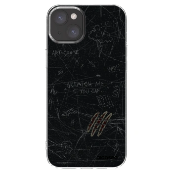 Picasee silikonový průhledný obal pro Apple iPhone 15 Plus - SCRATCH
