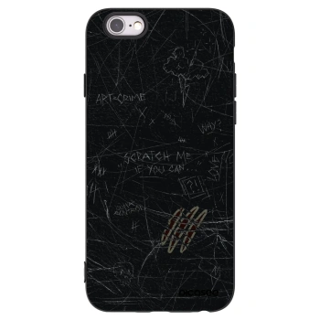 Picasee silikonový černý obal pro Apple iPhone 6/6S - SCRATCH