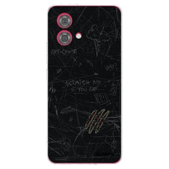 Picasee silikonový průhledný obal pro Motorola Moto G84 5G - SCRATCH