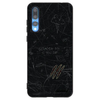 Picasee silikonový černý obal pro Huawei P20 Pro - SCRATCH