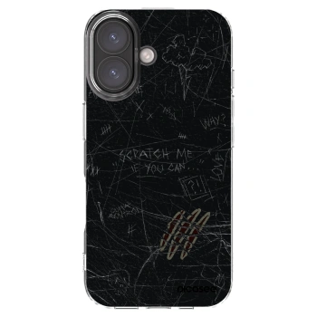 Picasee silikonový průhledný obal pro Apple iPhone 16 - SCRATCH