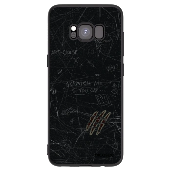 Picasee silikonový černý obal pro Samsung Galaxy S8 G950F - SCRATCH
