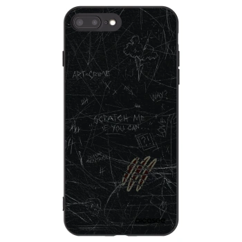 Picasee silikonový černý obal pro Apple iPhone 7 Plus - SCRATCH