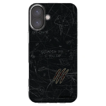 Picasee silikonový průhledný obal pro Apple iPhone 16 Plus - SCRATCH