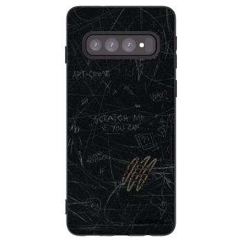 Picasee silikonový černý obal pro Samsung Galaxy S10 G973 - SCRATCH
