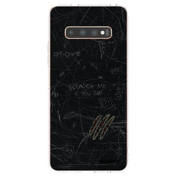 Picasee silikonový průhledný obal pro Samsung Galaxy S10 Plus G975 - SCRATCH