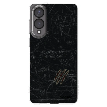 Picasee silikonový průhledný obal pro Samsung Galaxy S25 Edge 5G - SCRATCH