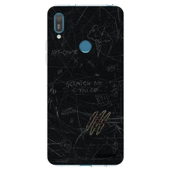 Picasee silikonový průhledný obal pro Huawei Y7 2019 - SCRATCH