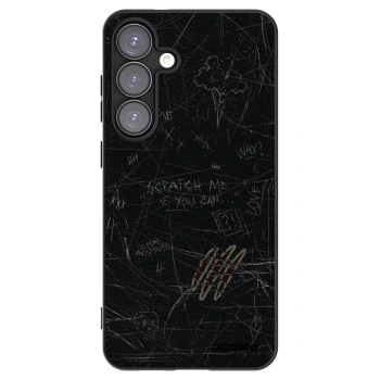 Picasee silikonový černý obal pro Samsung Galaxy S25+ 5G - SCRATCH