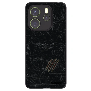 Picasee silikonový černý obal pro Xiaomi Redmi Note 14 4G - SCRATCH