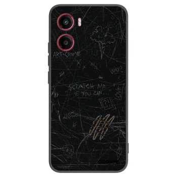 Picasee silikonový černý obal pro Motorola Moto G05 - SCRATCH