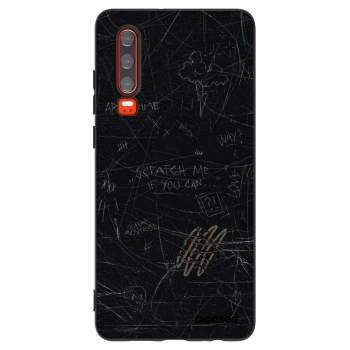 Picasee silikonový černý obal pro Huawei P30 - SCRATCH