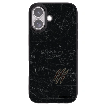 Picasee silikonový černý obal pro Apple iPhone 17 - SCRATCH