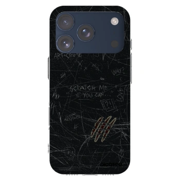 Picasee silikonový průhledný obal pro Apple iPhone 17 Pro - SCRATCH