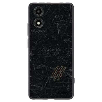 Picasee silikonový černý obal pro Motorola Moto E14 - SCRATCH