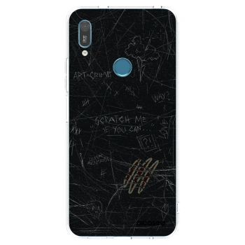Picasee silikonový průhledný obal pro Huawei Y6 2019 - SCRATCH