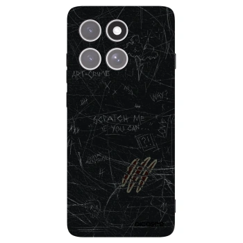 Picasee silikonový černý obal pro Motorola Edge 60 Pro - SCRATCH