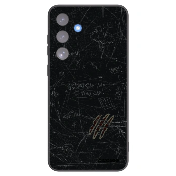 Picasee silikonový černý obal pro Samsung Galaxy S25 FE 5G - SCRATCH