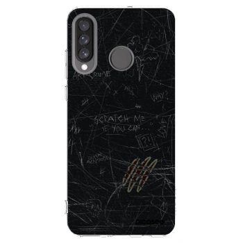 Picasee silikonový průhledný obal pro Huawei P30 Lite - SCRATCH
