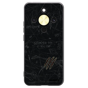 Picasee silikonový černý obal pro Honor Magic8 Lite 5G - SCRATCH