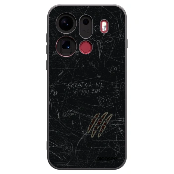 Picasee silikonový černý obal pro OPPO Find X9 Pro - SCRATCH