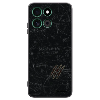 Picasee silikonový černý obal pro Motorola Moto G57 Power - SCRATCH