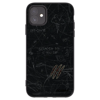 Picasee silikonový černý obal pro Apple iPhone 11 - SCRATCH
