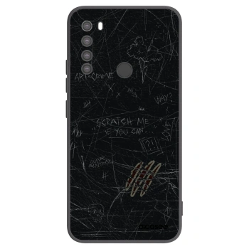 Picasee silikonový černý obal pro Xiaomi Redmi Note 8 - SCRATCH