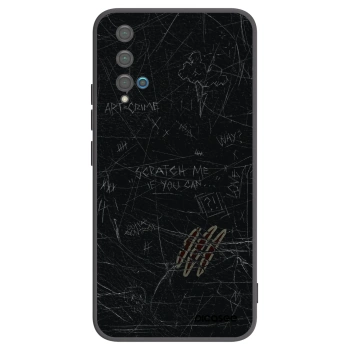 Picasee silikonový černý obal pro Huawei Nova 5T - SCRATCH
