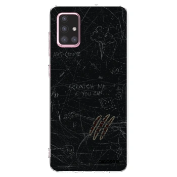Picasee silikonový průhledný obal pro Samsung Galaxy A71 A715F - SCRATCH