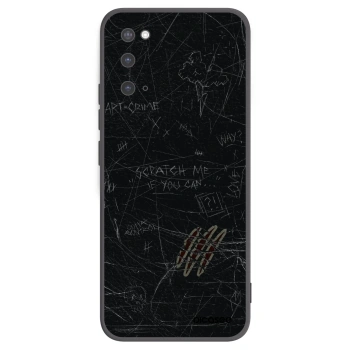 Picasee silikonový černý obal pro Samsung Galaxy S20 G980F - SCRATCH