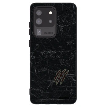 Picasee silikonový černý obal pro Samsung Galaxy S20 Ultra 5G G988F - SCRATCH
