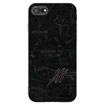 Picasee silikonový průhledný obal pro Apple iPhone SE 2020 - SCRATCH